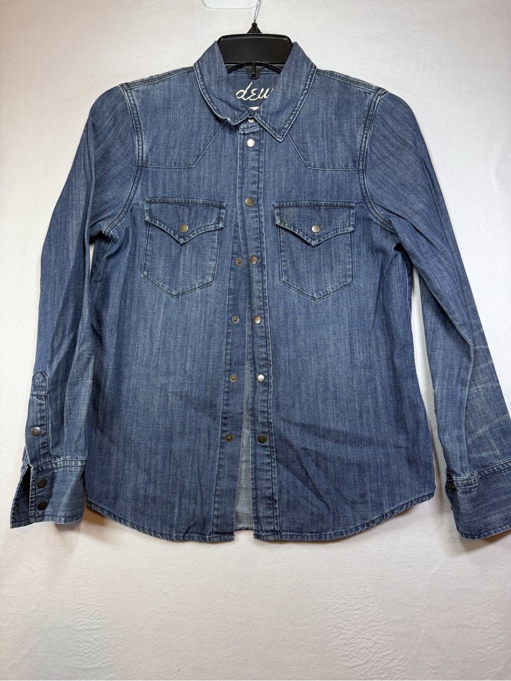 Madewell ladies Denim Button-Up Shirt - Medium Blue